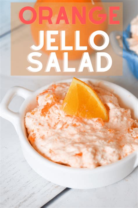 Orange Fluff Jello with Mandarin Oranges