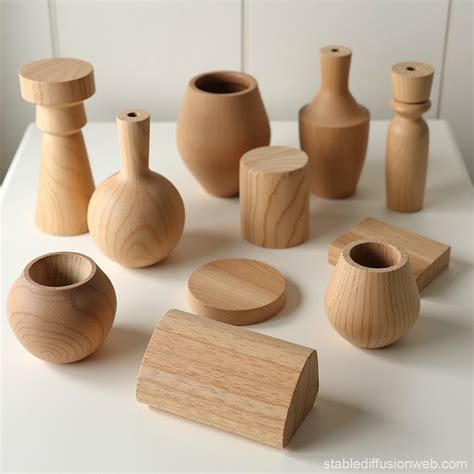 wooden objects stable diffusion