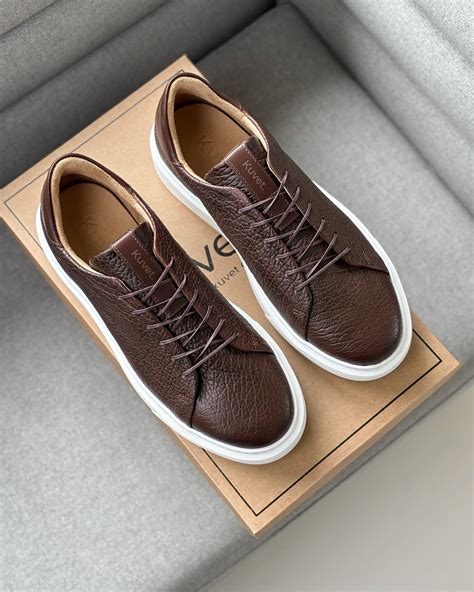 sneakers cs brown kuvet premium bespoke sneakers shoes boots