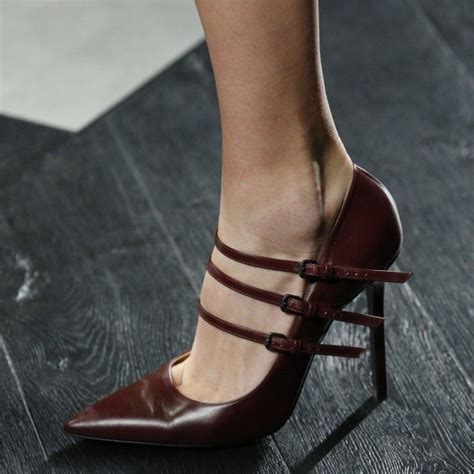 maroon pointed toe stiletto heels elegant multi strap mary jane pumps
