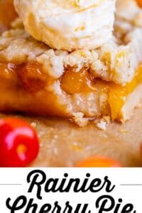 Rainier Cherry Pie Shortbread Bars - The Food Charlatan