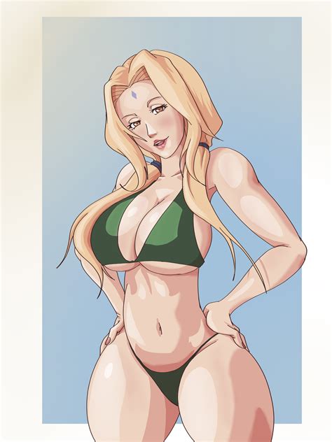 ArtStation - Tsunade in a Bikini