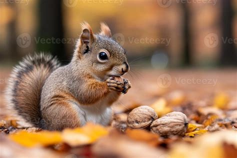 cute squirrel eating nuts scottish cute  red squirrel eating nut