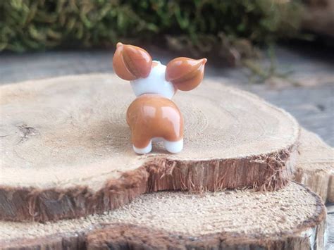 CORGI gifts Miniature Corgi figurine Miniature animals Tiny | Etsy