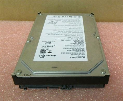 Seagate Barracuda 7200 7 160GB 3 5" SATA 1 5GB/s 7 2K 8MB HDD ST3160827AS