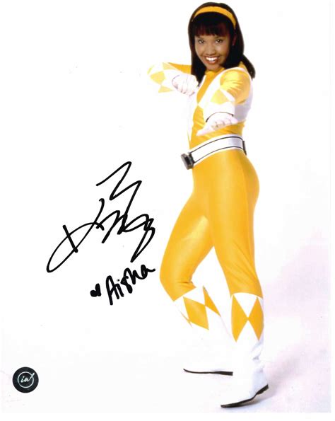 Karan Ashley Yellow Power Ranger Autographed Promo Photo – Icon Autographs