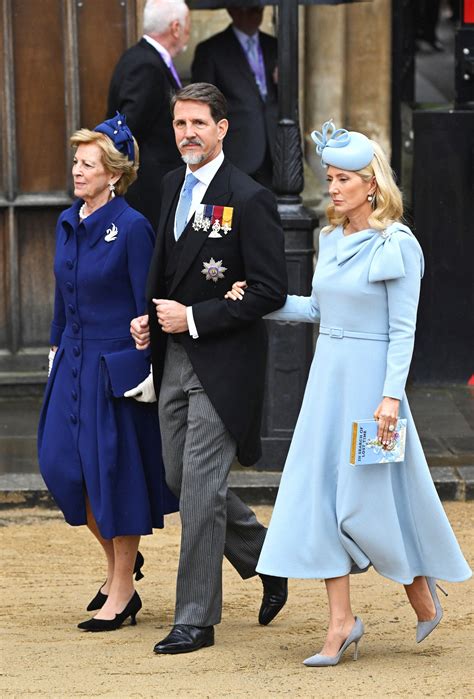 Queen Anne-Marie and Crown Princess Marie-Chantal Attend Coronation of