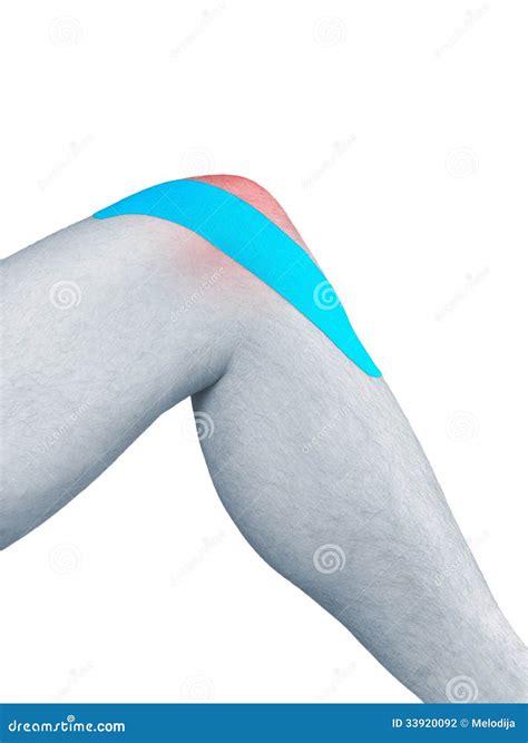 Physiotherapy for Knee Pain, Aches and Tension Stock Photo - Image of