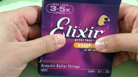 Elixir 16052 / СТРУНЫ для АКУСТИЧЕСКОЙ гитары Посылка из Китая ...