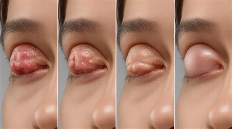 amazing chalazion healing  stages
