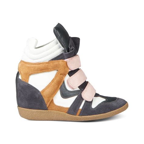 Steve Madden Hilight Wedge Sneakers in Grey (Black) - Lyst