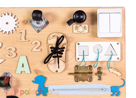 Дървена занимателна дъска Moni Toys Medium MT09 - Палечко.БГ - Детски ...