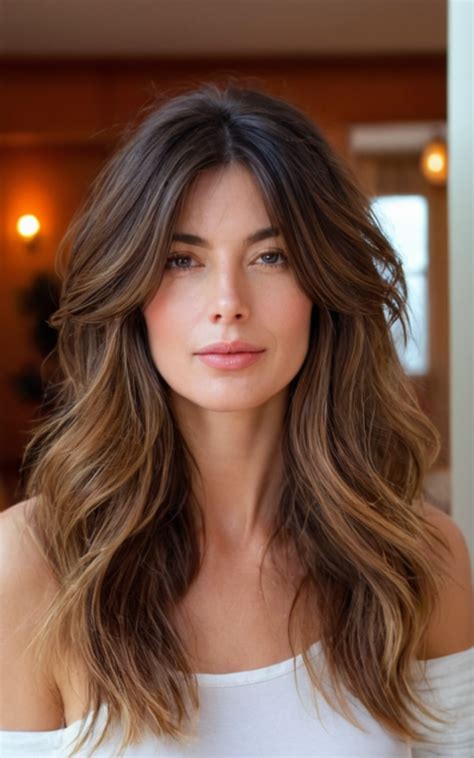 19 Stunning Long Layered Hair With Bangs - Best Review
