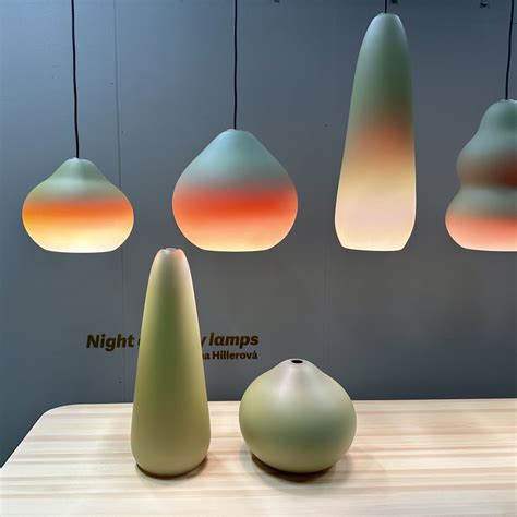 Night and Day Lamps With Curvaceous Shapes & Ombre Shades