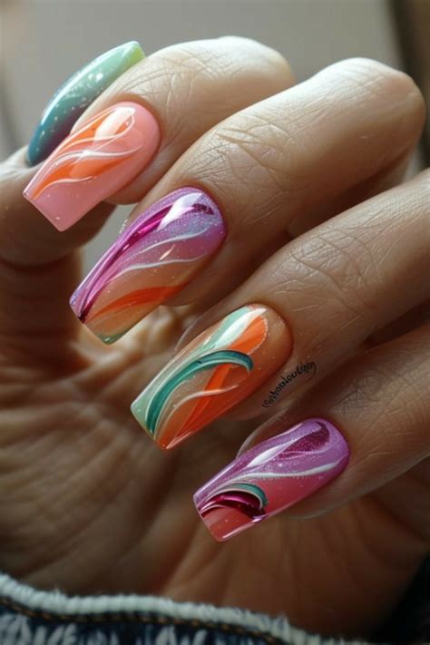 Pin by Janice Chapman on nail art | Spring nail art, Nail designs