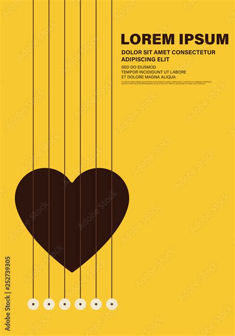 Music poster graphic design template modern vintage retro style Stock Vector | Adobe Stock