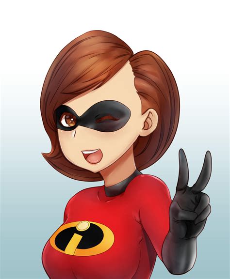 Helen Parr ( Mrs. Incredible ) fan art commission by ziadessamartist on