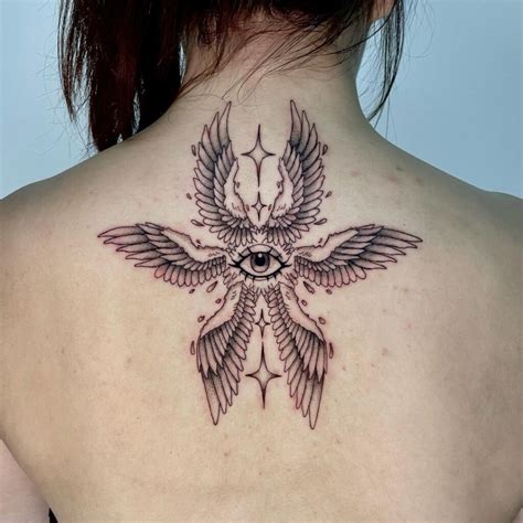 Tatuagem Proteção Divina - Tatuagem de anjo: 50 ideias que simbolizam amor e proteção