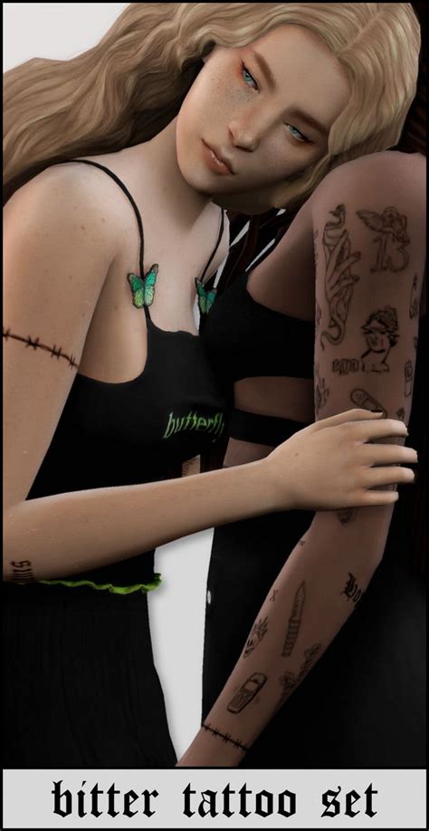 Patreon | Sims 4 tattoos, Sims 4, Sims 4 body mods