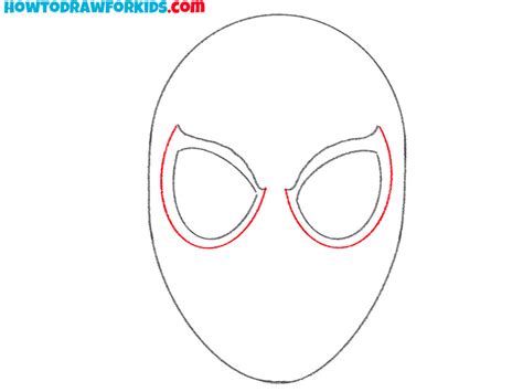 draw spider man face easy drawing tutorial  kids