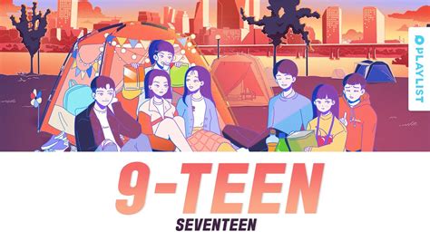 9-TEEN - 세븐틴 Official Lyrics Eng/Rom/Han/Kan 가사 | 에이틴2 OST Chords ...