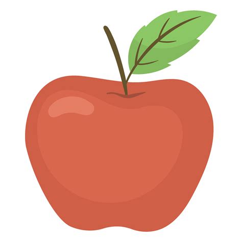 red apple fruit illustration 35703041 Vector Art at Vecteezy