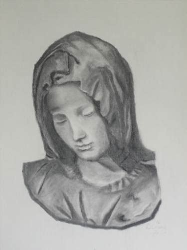 Pieta Sketch at PaintingValley.com | Explore collection of Pieta Sketch