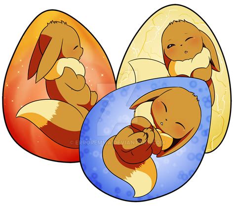 Eevee Eggs by ErrorEmma on DeviantArt