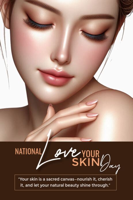 national love  skin day template postermywall