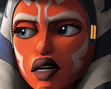 Ahsoka Tano Face Poster | Canvas poster, Poster wall art, Wall art prints