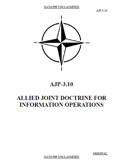 NATO Allied Joint Doctrine for Information Operations | Public Intelligence