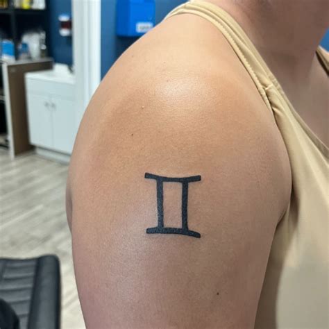 gemini male tattoos bronctattooauscom