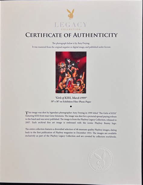 Charitybuzz: Girls of Kiss by Arny Freytag for Playboy Legacy Collection