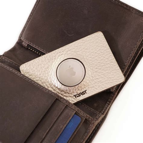 Apple AirTag leather wallet card |Toast | Made in USA