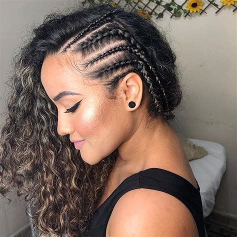 Trança Na Lateral - Estilos De Cabelo Trancas Laterais Trança Embutida Lateral: