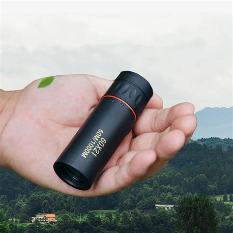hd  monocular telescope binoculars zooming focus green film