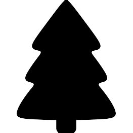 Simple Christmas Tree Silhouette | Christmas Tree Template