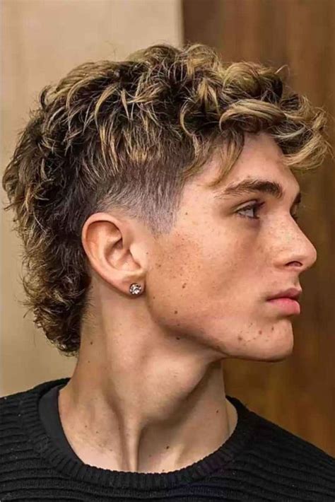 modern mullet haircuts  men