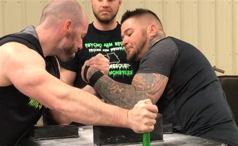 competitive arm wrestler set  defend title