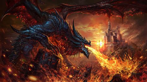 Lava Dragon Wallpapers - Wallpaper Cave