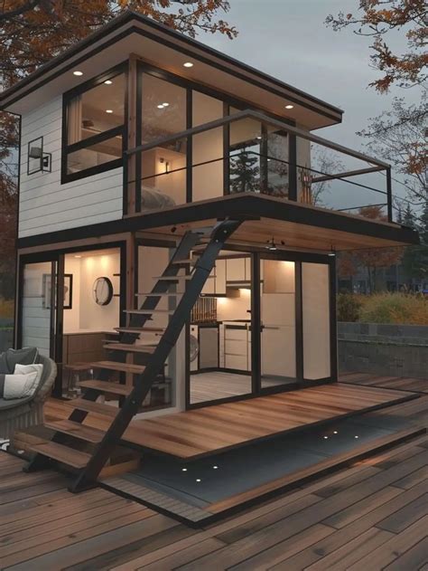 ide desain rumah kayu  lantai penuh  ornamen  bikin adem