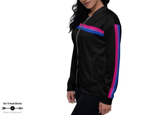 Bisexual Jacket Trendy Retro Style Bi Pride Jacket Bisexual - Etsy