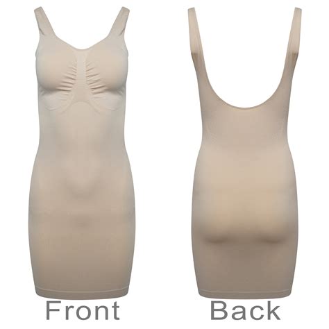 Nude Natural Over Bra Control Dress Body Shaper Shapewear – Just For