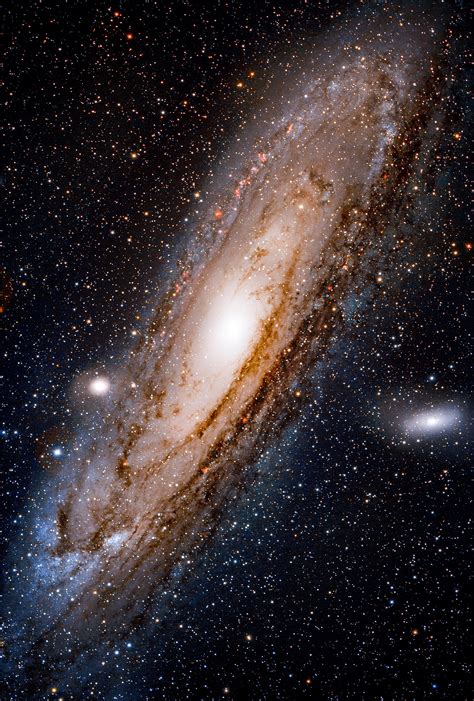 The Andromeda galaxy - captured with an 11 inch telescope from the ...
