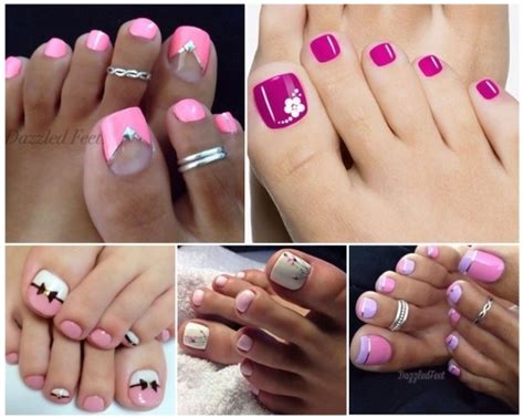 Uñas decoradas para los pies