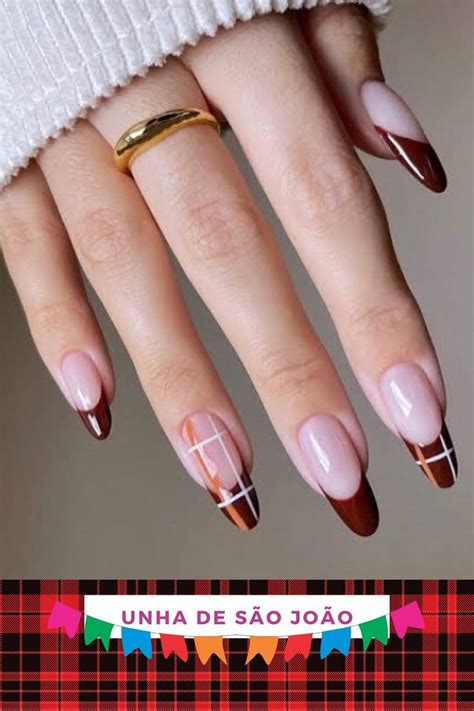 Unha Sao Joao Simples - 😍Unhas De São João | Unhas juninas, Unha festa junina, Unhas para festa ...