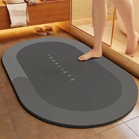 Tapete De Banho Antiderrapante - Tapete de casa de banho antiderrapante, super absorvente, adequado para ...
