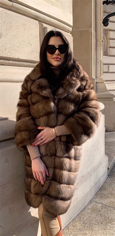Russian Sable Fur Coat Zobel Sobol Zibeline соболь меха шуба - Etsy