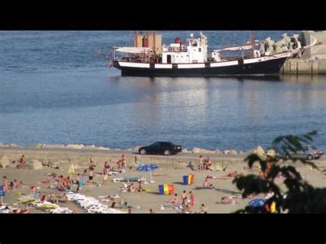Beach in Constanta, Romania - YouTube