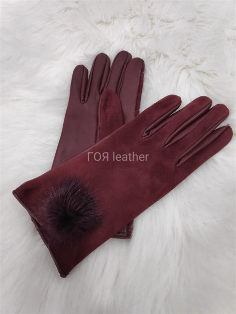 ️Дамски кожени ръкавици - ГОЯ LEATHER